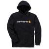 Carhartt Carhartt Signature Logo Midweight Hoodie, schwarz, Größe L